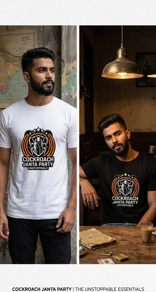 Cockroach Janta Party: The Unstoppable Emblem T-Shirt