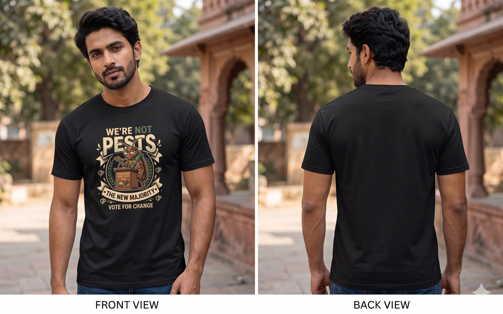 "We're Not Pests" CJP Vintage Campaign Tee
